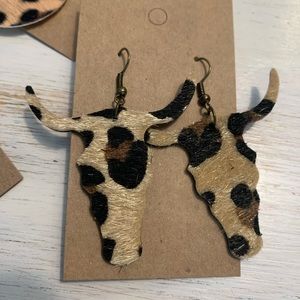 Steer Head Earrings